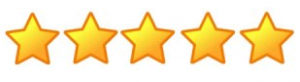 5 Gold Rating Starts